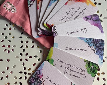 Positive Affirmationskarten - Packung mit 20 Karten