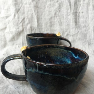 Mushroom Mug / Ceramic Mushroom Coffee Mug / Decorated Pottery Coffee Mug / Tea Mug / image 5