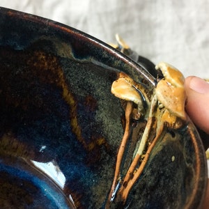 Mushroom Mug / Ceramic Mushroom Coffee Mug / Decorated Pottery Coffee Mug / Tea Mug / image 2