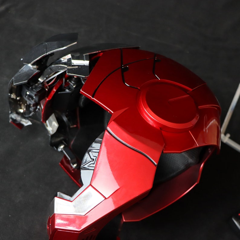 Iron Man Mark 5 Auto Helmet Electronic Ironman Helmet With | Etsy