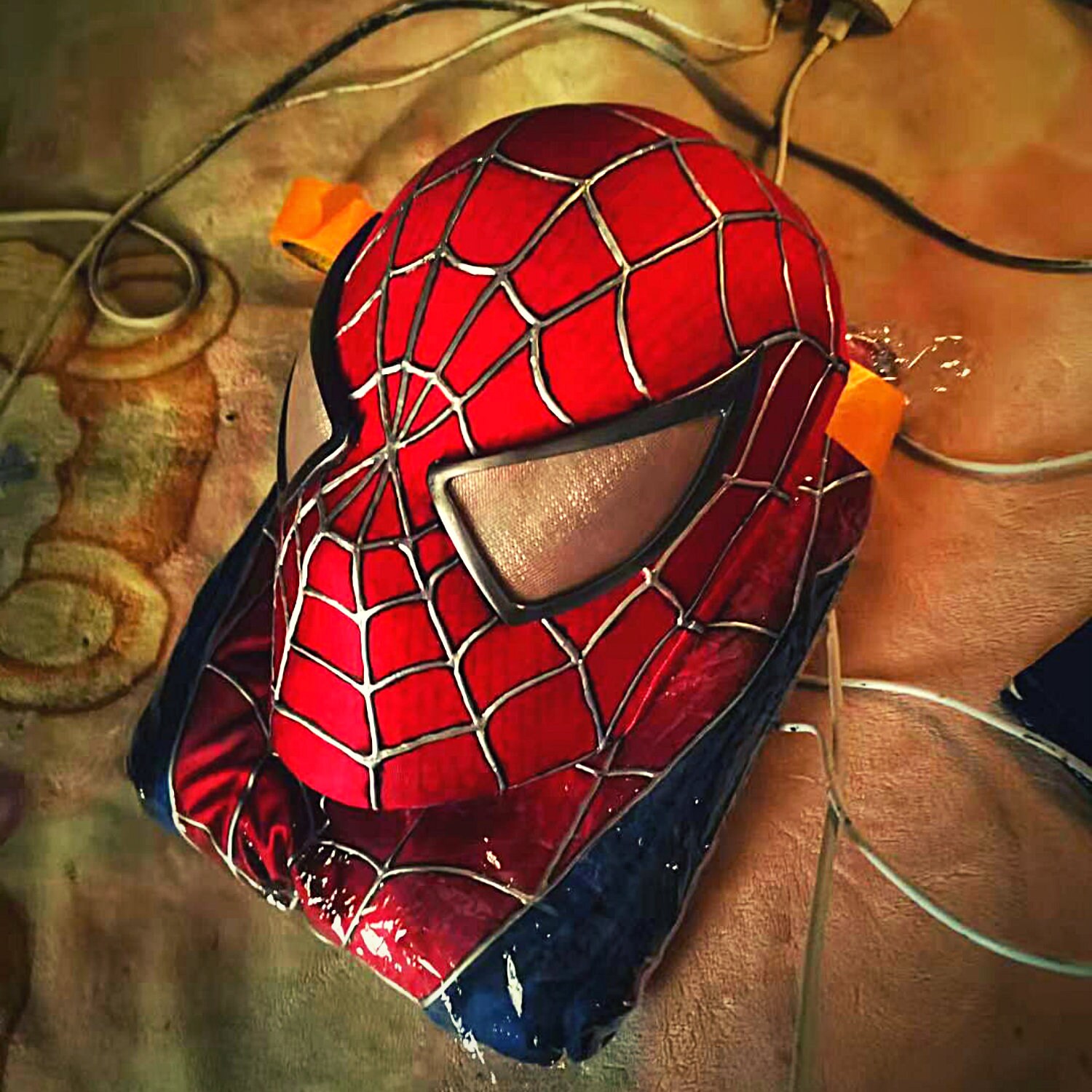 Spiderman Battle Suit Customized spider Man Cosplay Mask Sam Etsy UK