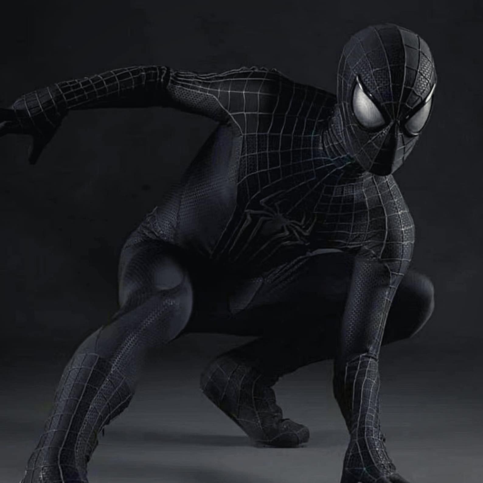 Customized Black Spiderman Battle Suit Cosplay Sam Raimi Etsy UK
