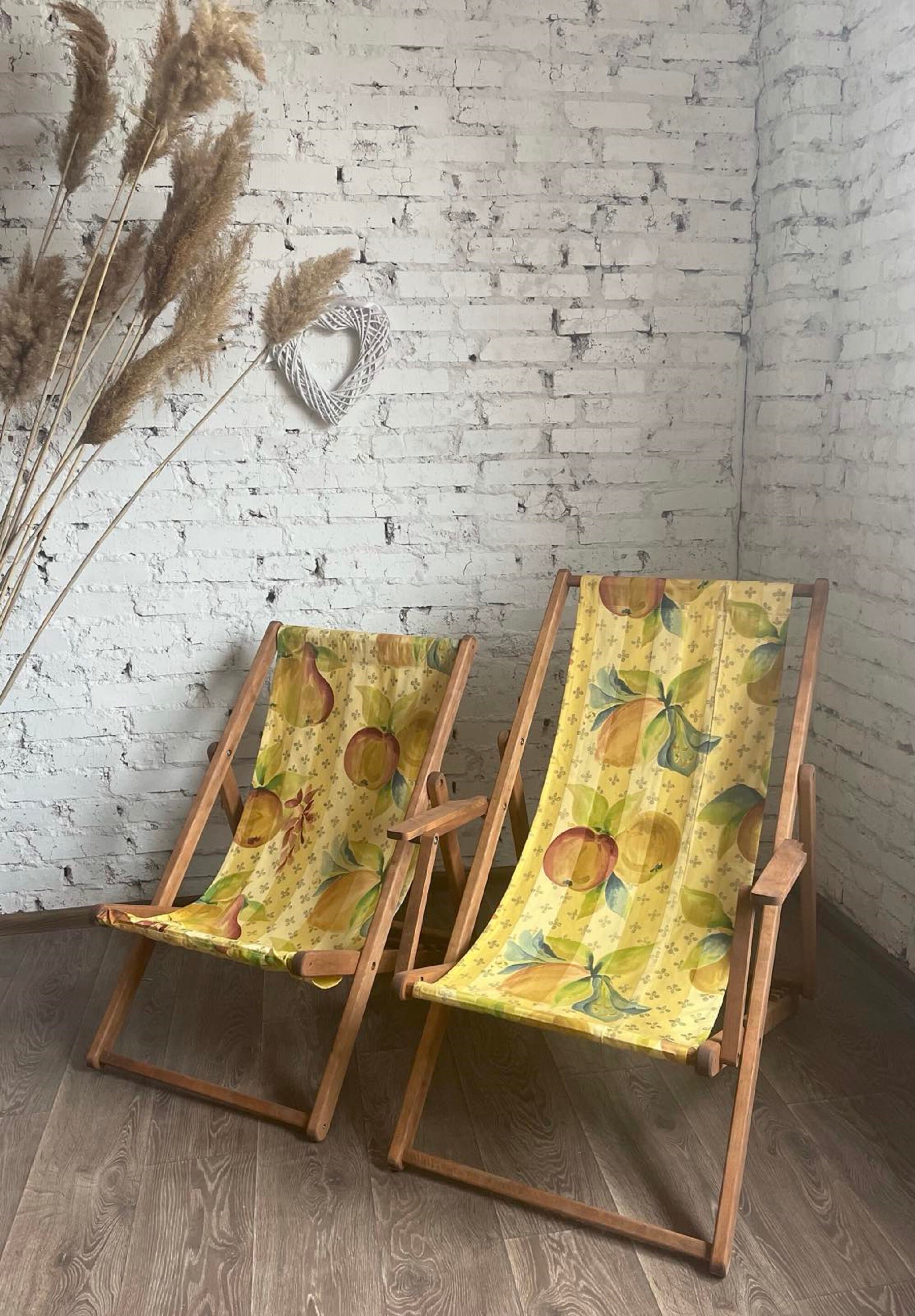 Wooden Deck Chair Chairs Traditional Folding Sun Lounger Etsy