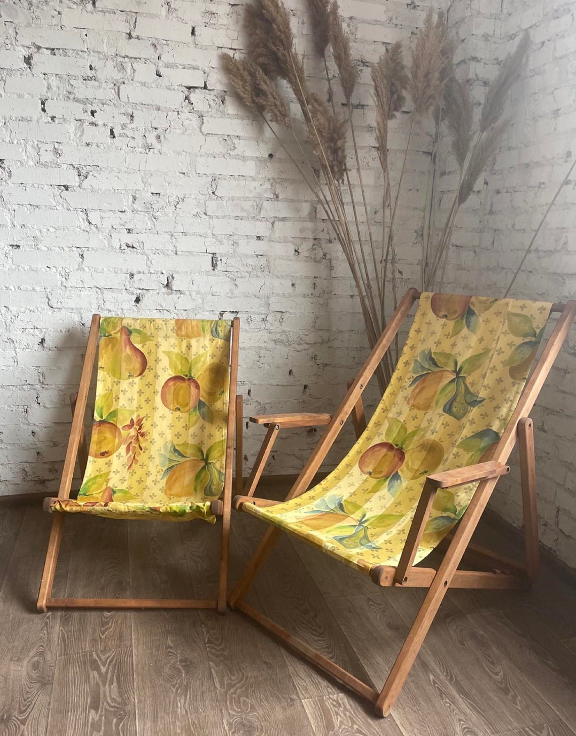 Wooden Deck Chair Chairs Traditional Folding Sun Lounger Etsy