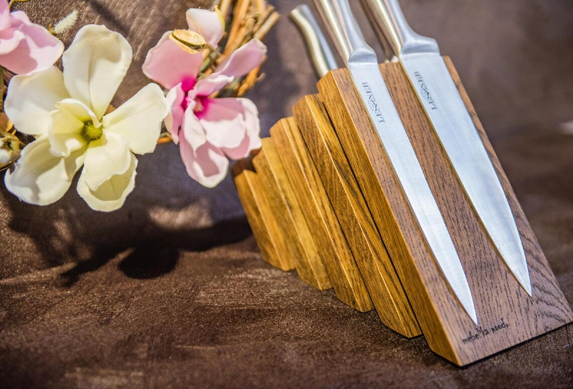 Кnife knife block Messerblock Etsy