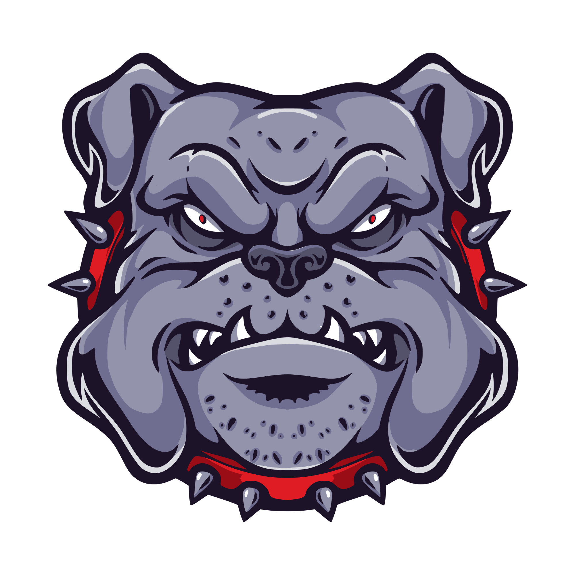 Angry Dog Face Svg - Etsy