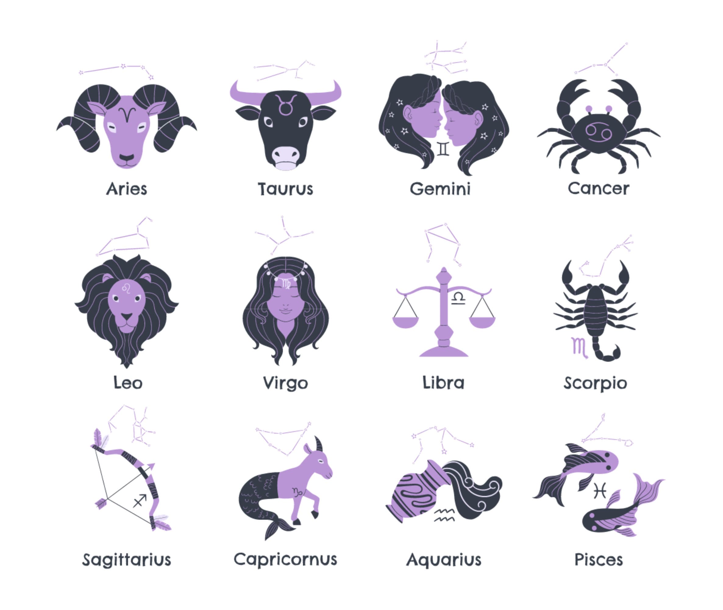 Zodiac Signs SVG Bundle Cute Minimalist Scorpio Cancer - Etsy Canada Zodiac Signs SVG Bundle Cute Minimalist Scorpio Cancer - Etsy Canada