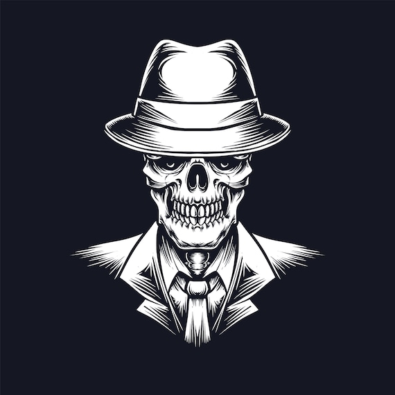 Skeleton Fedora Black Hats Male Skeleton Fedora Black Hats Male
