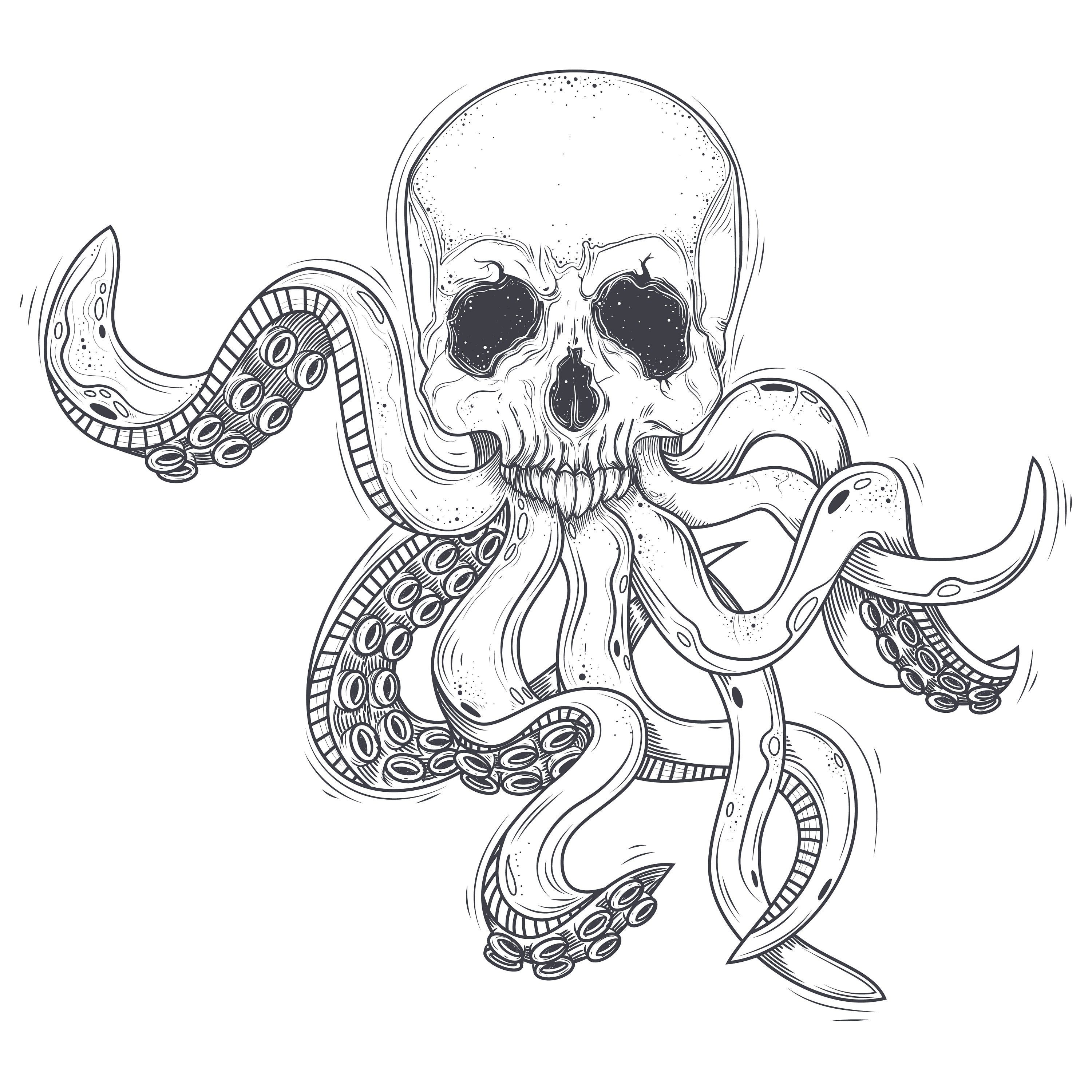Octopus Tattoos - Etsy Octopus Tattoos - Etsy
