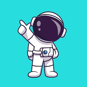 Astronauta bailando dibujado a mano SVG astronauta con casco Clipart ilustración digital Vector silueta Archivos de corte para Cricut Descarga instantánea PNG
