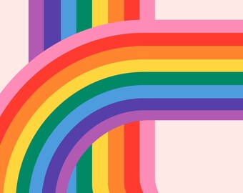 LGTBQIAP+ Rainbow BACKGROUND SVG lgbt Lesbian Gay Bi Trans Pride Clipart Silhouette Svg Files for Cricut Digital Download Vector png jpg ai