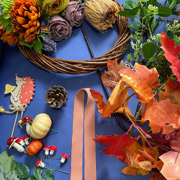 Autumn Wreath Kit Etsy UK
