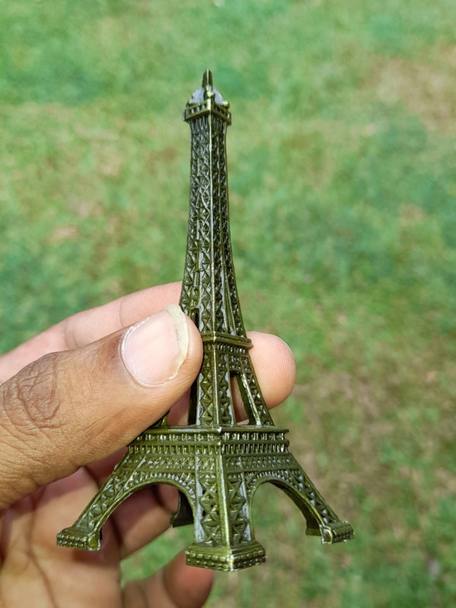 Eiffel Tower Metal Statue Eiffel Tower Statue Sculpture Paris Etsy