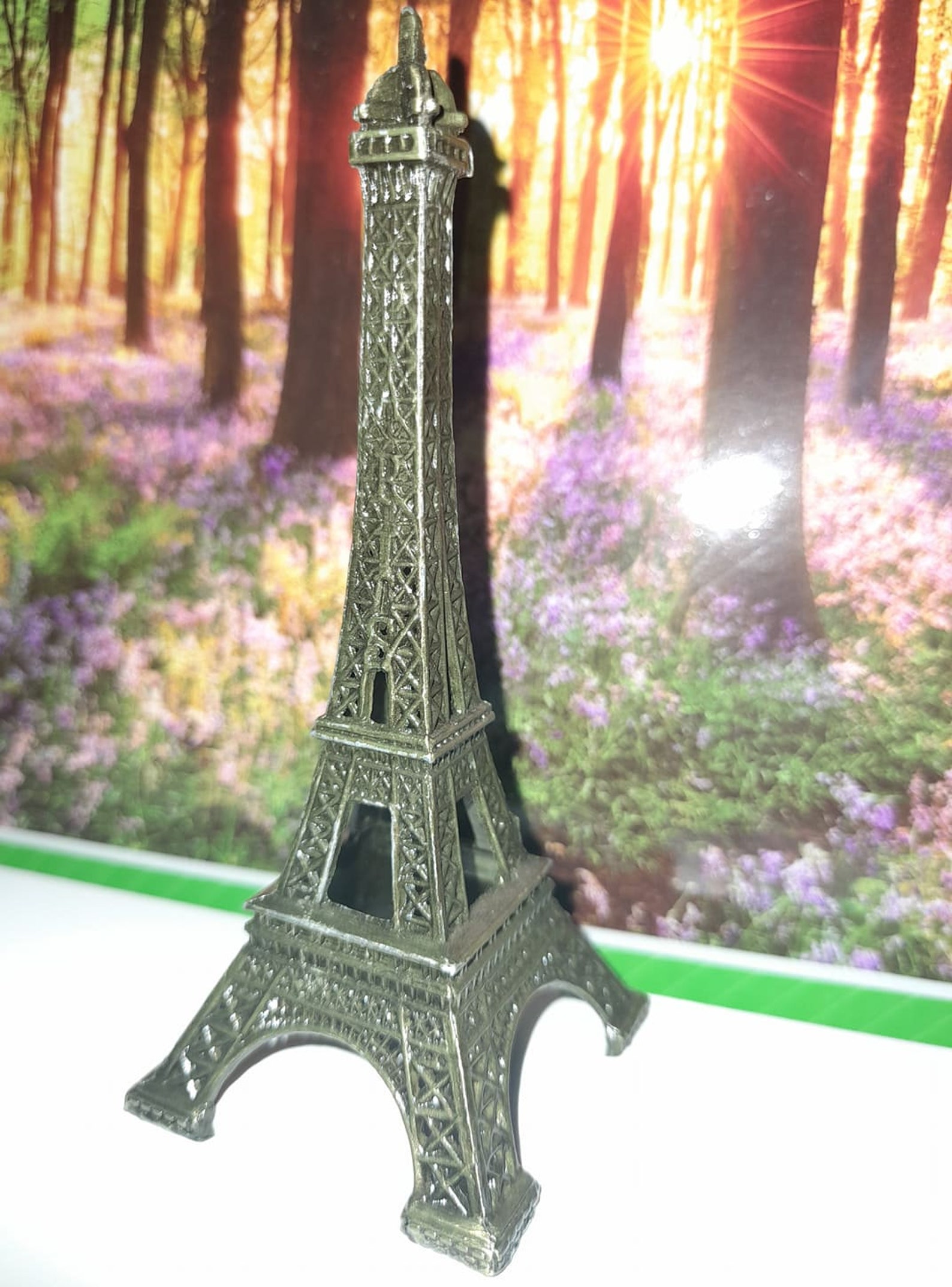 Eiffel Tower Metal Statue Eiffel Tower Statue Sculpture Paris Etsy
