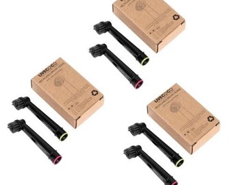 Recycelbare Bürstenköpfe (12 Zählungen) - Kompatibel mit der führenden Marke - UK-ansässige Geschäft - Mittelstarke Borsten