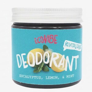Natuurlijke deodorantbalsem (60 g met essentiële oliën) - eucalyptus, citroen en munt - handgemaakt in Devon - veganistisch - dierproefvrij - plasticvrij