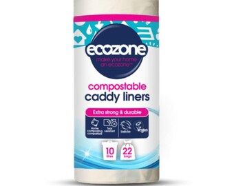 EcoZone Small Bin Bags (Compostable, 22 bags per roll)