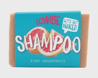 Pink Grapefruit Shampoo Bar - 100g - Handmade in Devon