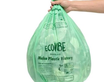 Biodegradable Bin Bags (25 bags per roll, 50L)