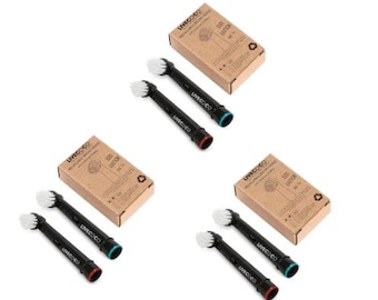 Recycelbarer Bürstenkopf, Kindergröße, ab 3 Jahren, Kompatibel mit der führenden Marke, weiche Borsten, ohne Tierversuche, BPA-frei