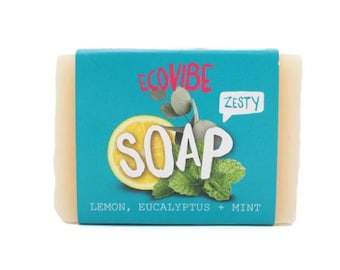 Lemon, Eucalyptus & Mint Natural Soap Bar - (100g)