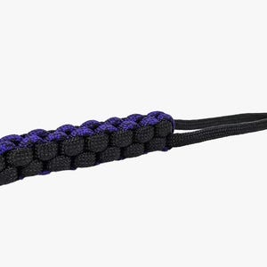 Custom Two Color Paracord Lanyard: Box Knot Design, Custom Loop Size
