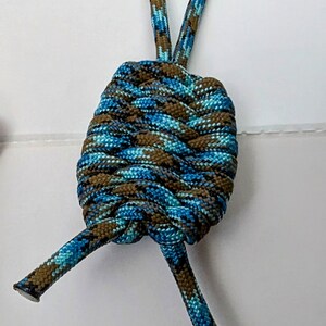 Custom Paracord Trilobite Key Fob Zipper Pull - Unique Gift