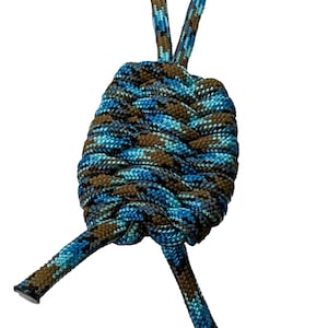 Trilobite Paracord Keychain: Unique Handmade Zipper Pull (Custom Loop Length)