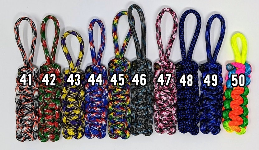 Customized Paracord Trilobite Key Fob Zipper Pull made from 550 paraco –  Adored Paracord