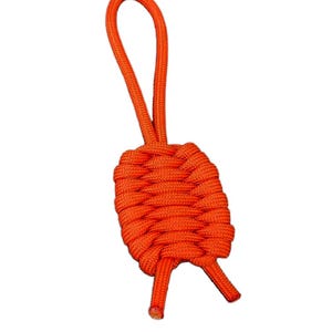 Trilobite Paracord Key Fob: Colorful Zipper Pull (Custom Loop Size)