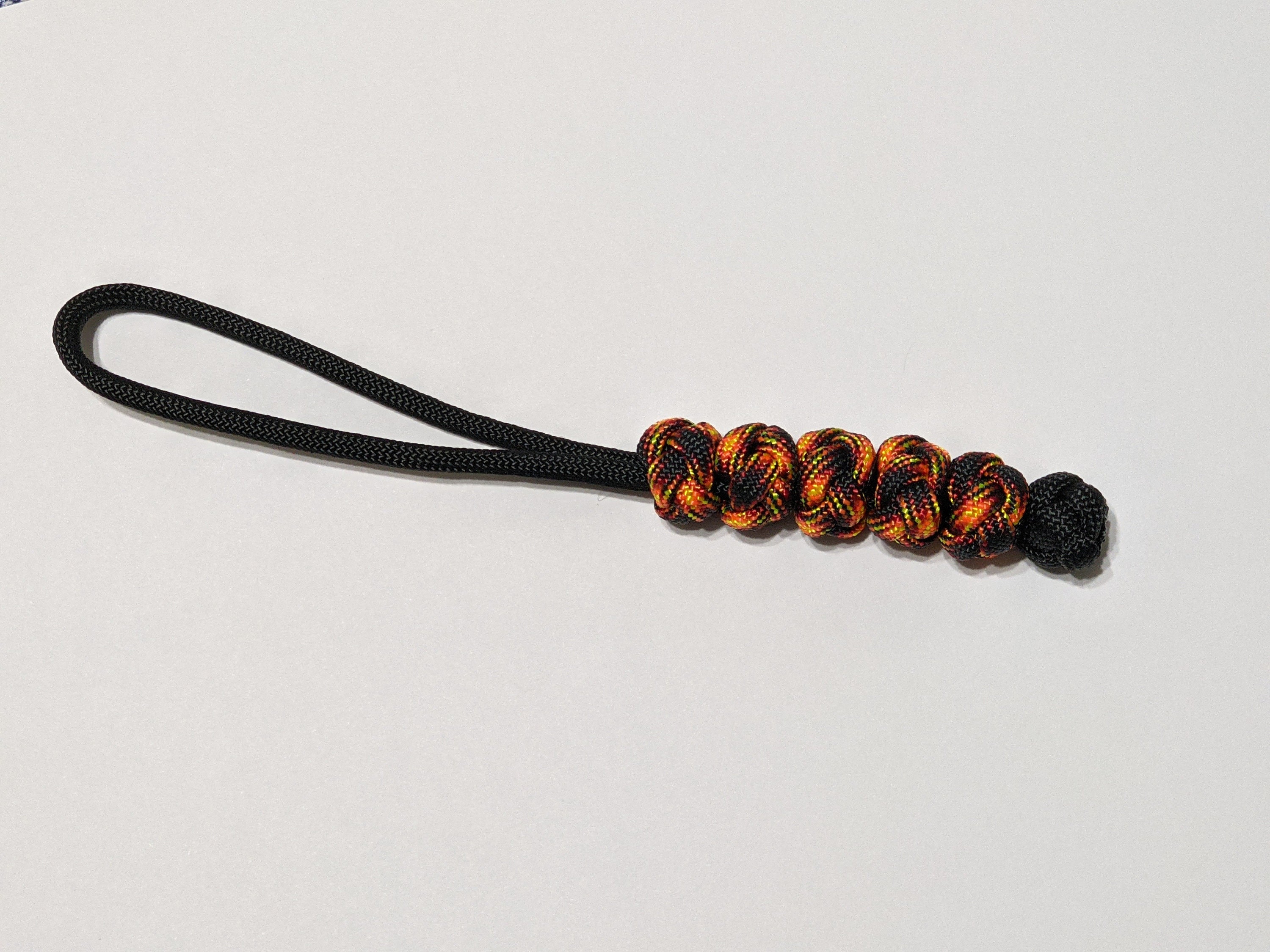 Customized Paracord Lanyard With Sliding Ranger Beads Etsy