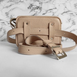 Leather fanny pack belt/shoulder/crossbody bag image 7