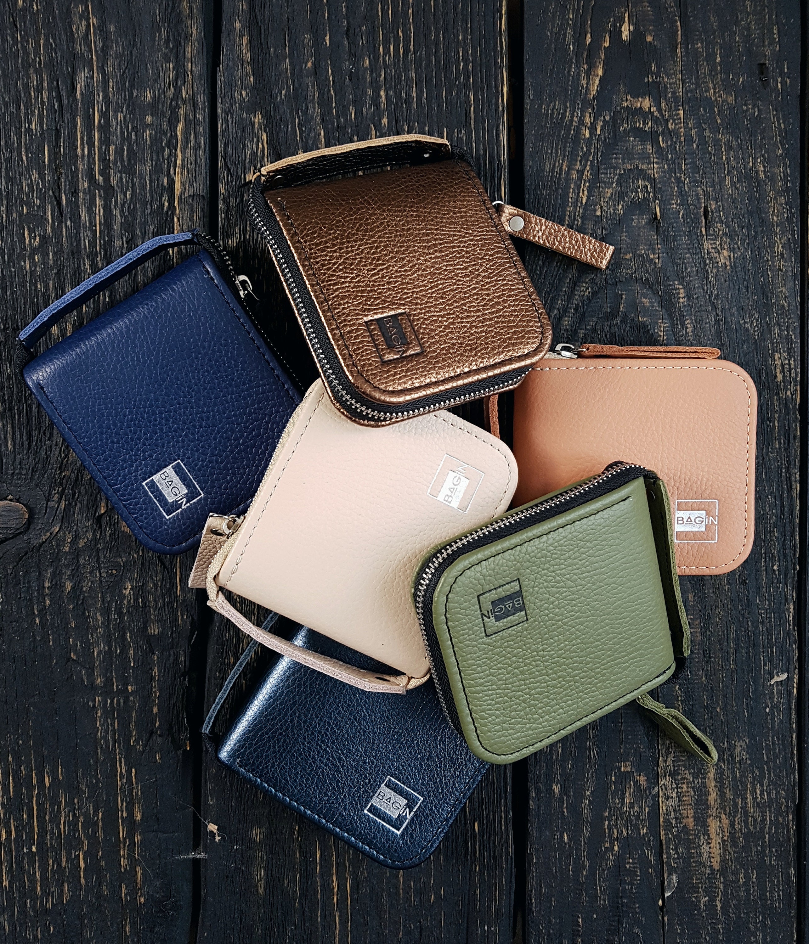 Personalized leather minimalist women wallet Etsy