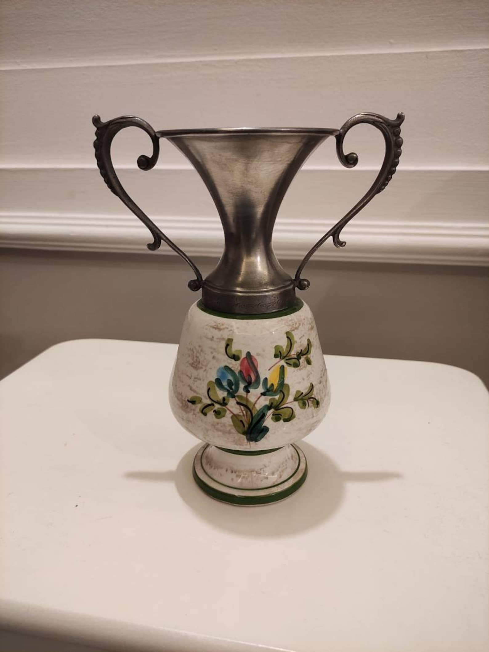 Vintage Amphora Vase Handmade Etsy