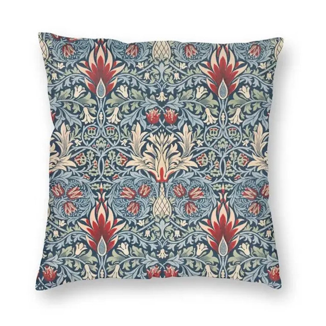 William Morris Cushion Cover Morris Pattern Throw Pillow Etsy