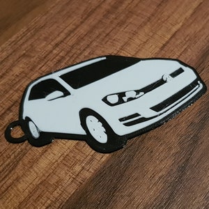 Custom Car Keychain Keyring 3D Printed Gift for Him