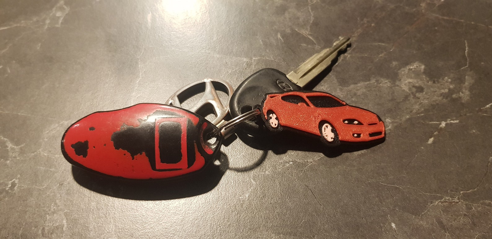 Custom Car Keychain Keyring 3D Printed Gift for Him Etsy