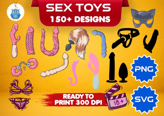 Collection de jouets sexuels, jouets sexuels SVG PNG, jouets