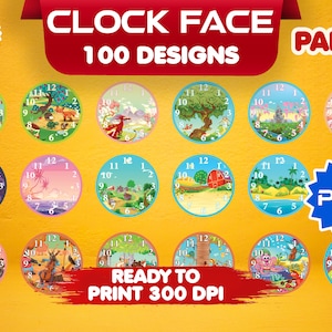 100 Clock Face Big Png (Partie 3) Fichier, Clock Face Template Vector Printable Clipart, Clock Face Cricut, Clock Face Silhouette, Clock Face