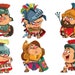 60 Funny Little People Vector SVG PNG JPG Pdf Cdr Digital Download ...
