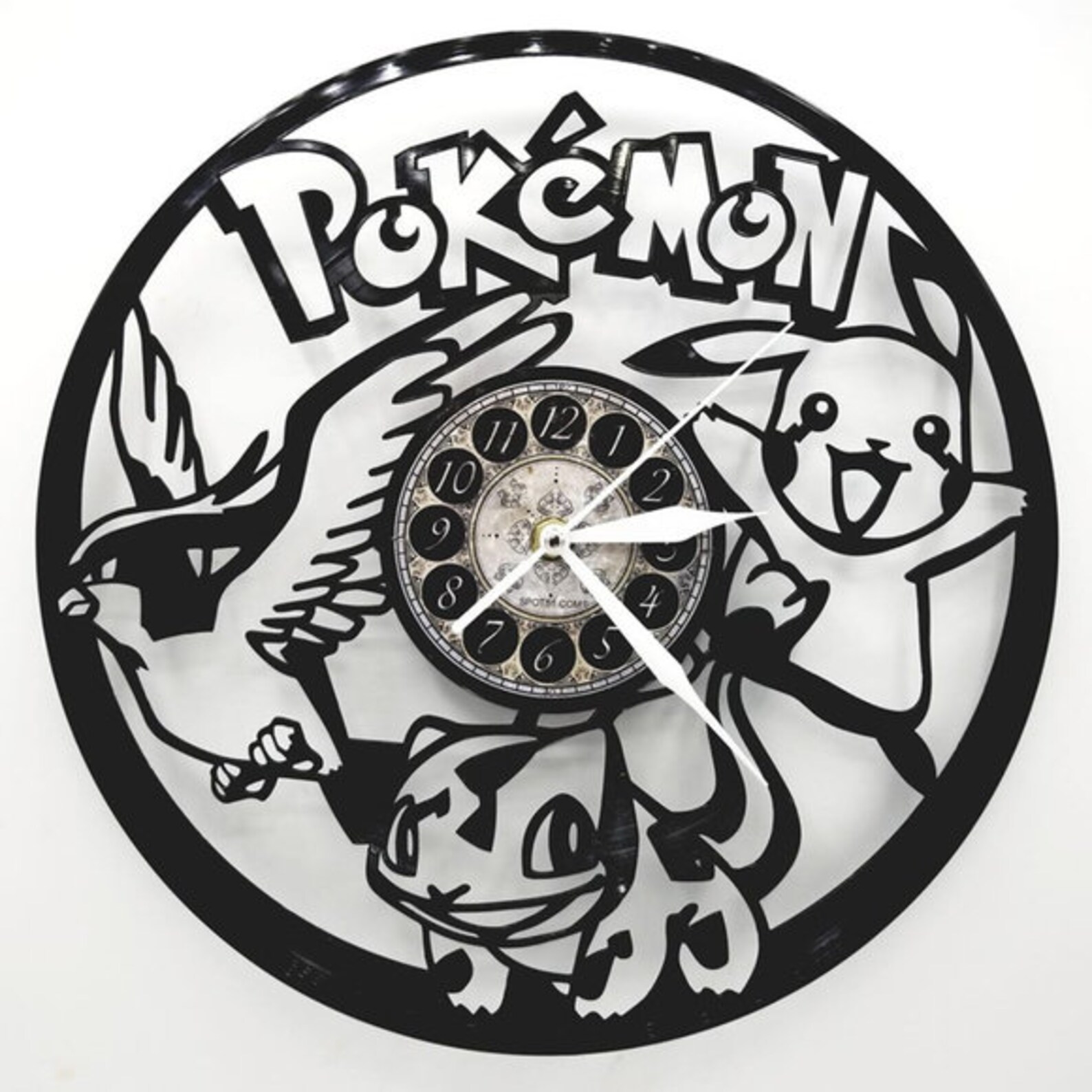 POKEMON vinyl record clock Etsy