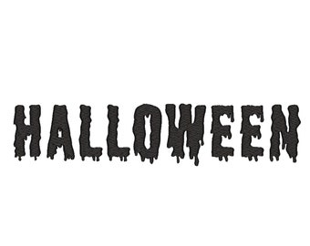 Halloween Machine Embroidery Design, 4 sizes, Instant Download