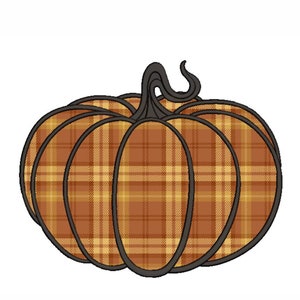 Pumpkin Applique embroidery design
