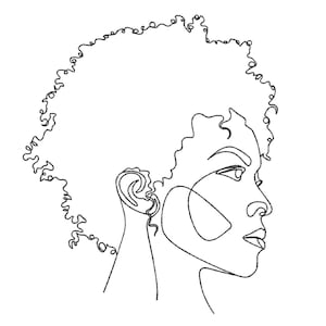 Women Embroidery Design, 5 sizes, Instant download