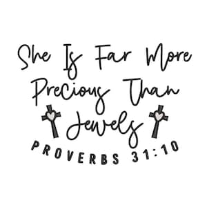 Proverb Embroidery Design, 4 sizes, Instant download
