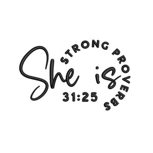 Proverb Embroidery Design, 4 sizes, Instant download