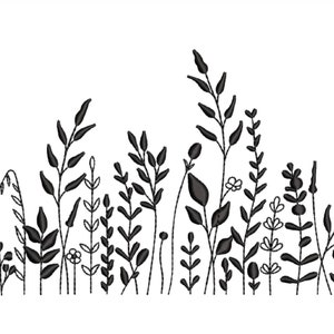 Flowers embroidery design