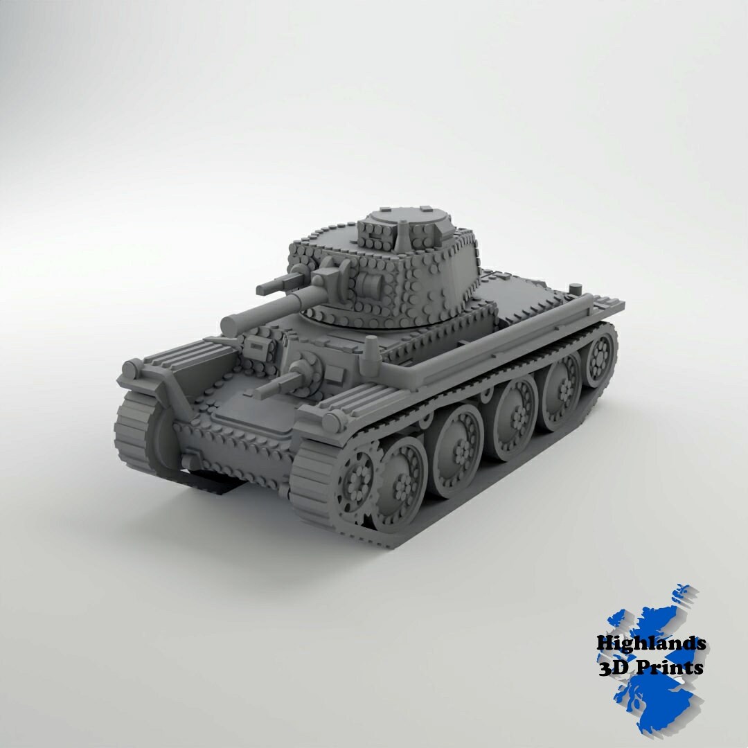 Panzer 38t WW2 Tabletop Gaming 3D Print 32/28/20/15/10 - Etsy