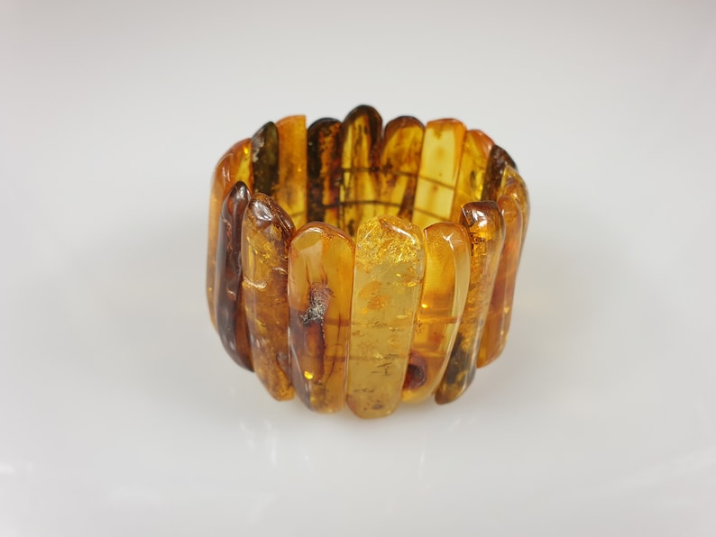 big genuine Baltic amber handmade gemstone bracelet honey yellow stunning gift for woman Huge amber bracelet healing amber stone