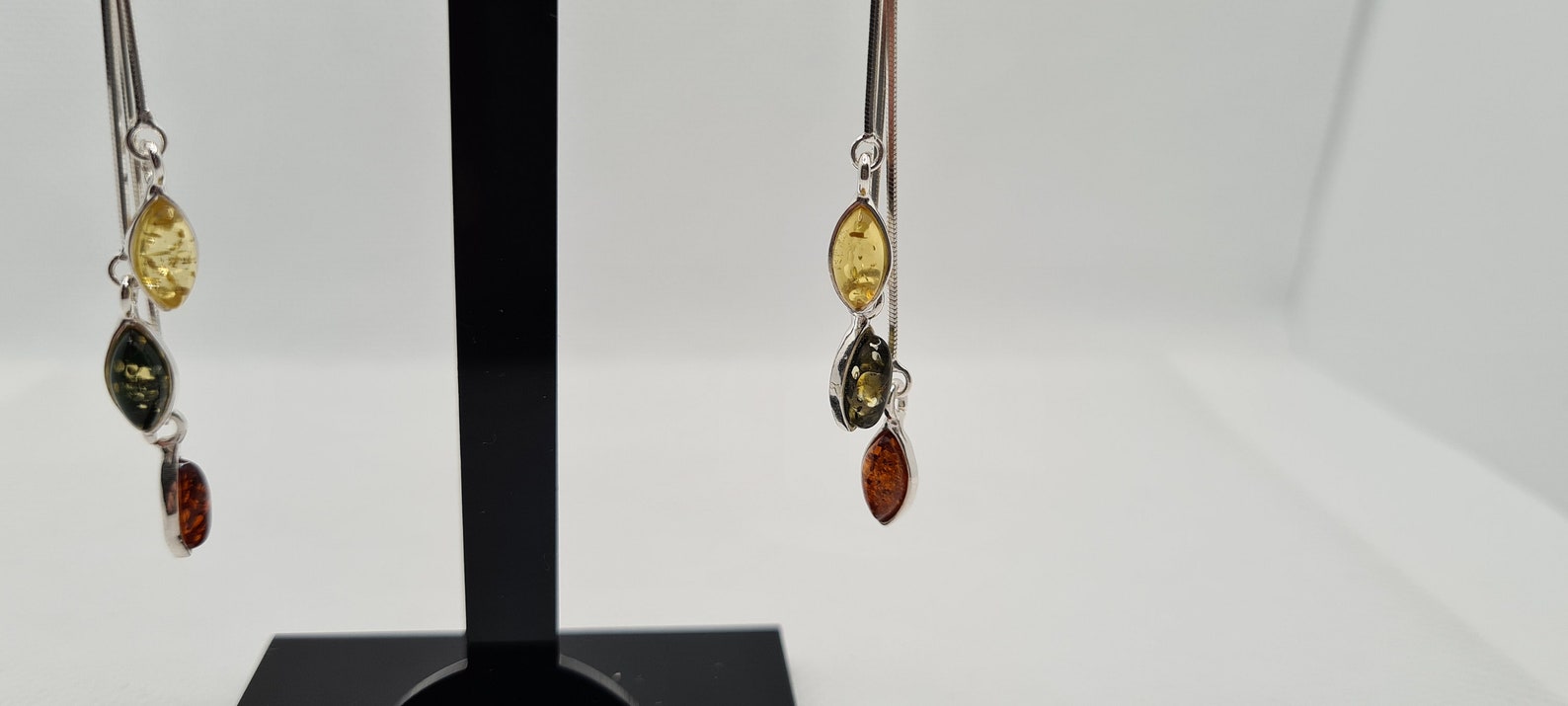 Multi-Farbe Bernstein Ohrringe Hebel zurück Bernstein | Etsy